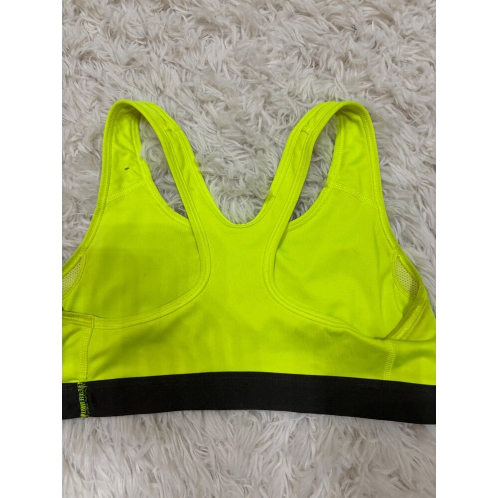 Nike Pro Dri-Fit Womens Racerback Sports Bra or Bikini Top S Neon Yellow - Picture 7 of 11